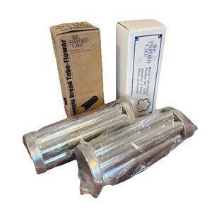 The Pampered Chef Valtrompia Bread Tube Flower #1550, New In Box Gadget Lot Of 2